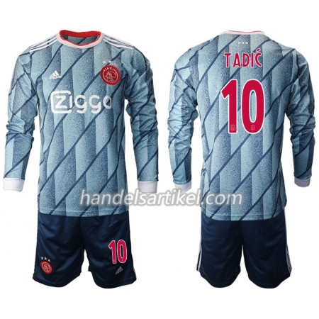 Ajax Amsterdam Dusan Tadic 10 Kinder Auswärts Trikotsatz 2020/21 Langarm (+ Kurze Hosen)